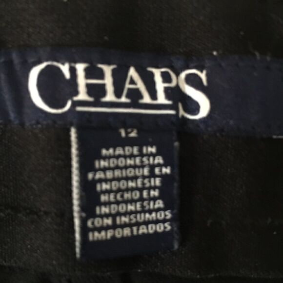 Chaps Triple Black stretch above ankle Straight ! - Picture 3 of 4